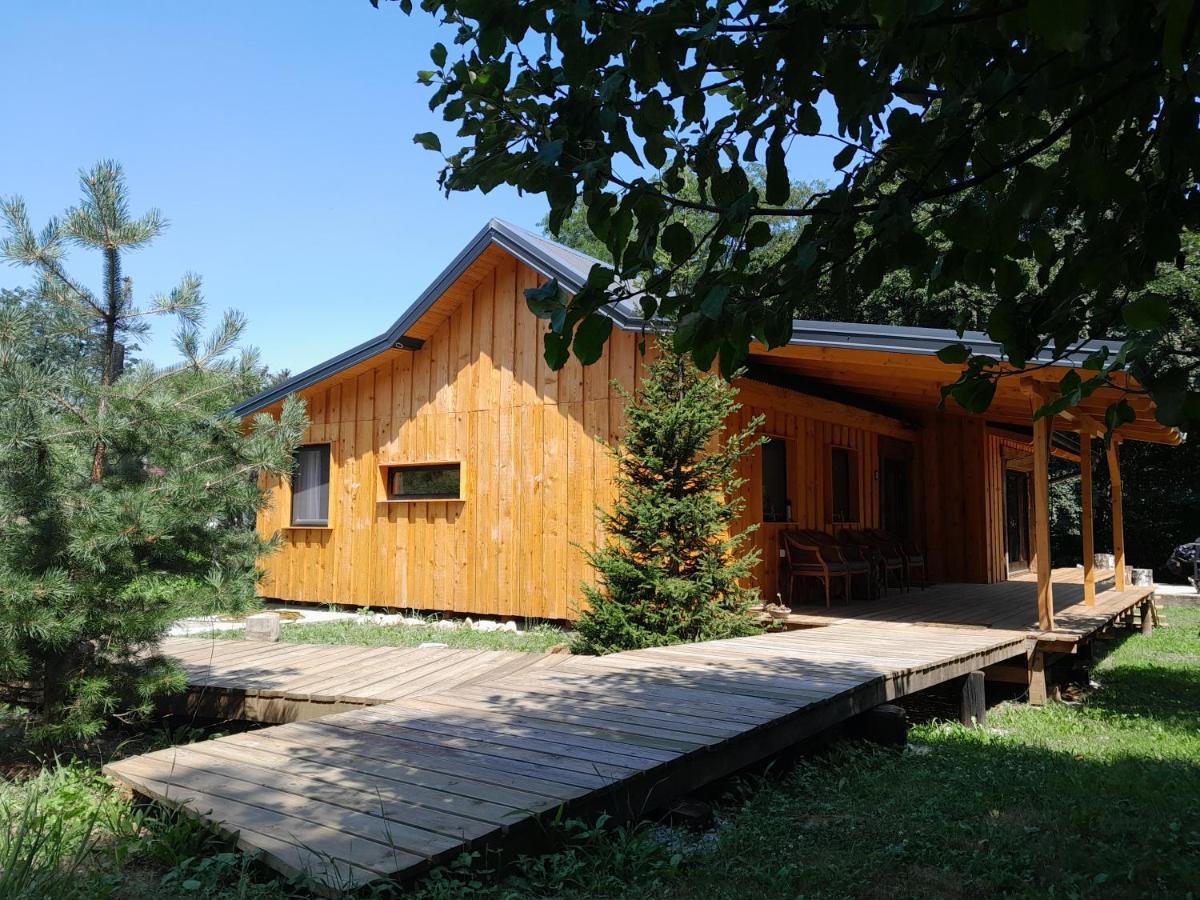 Nica Wood Villa Sremska Kamenica ภายนอก รูปภาพ